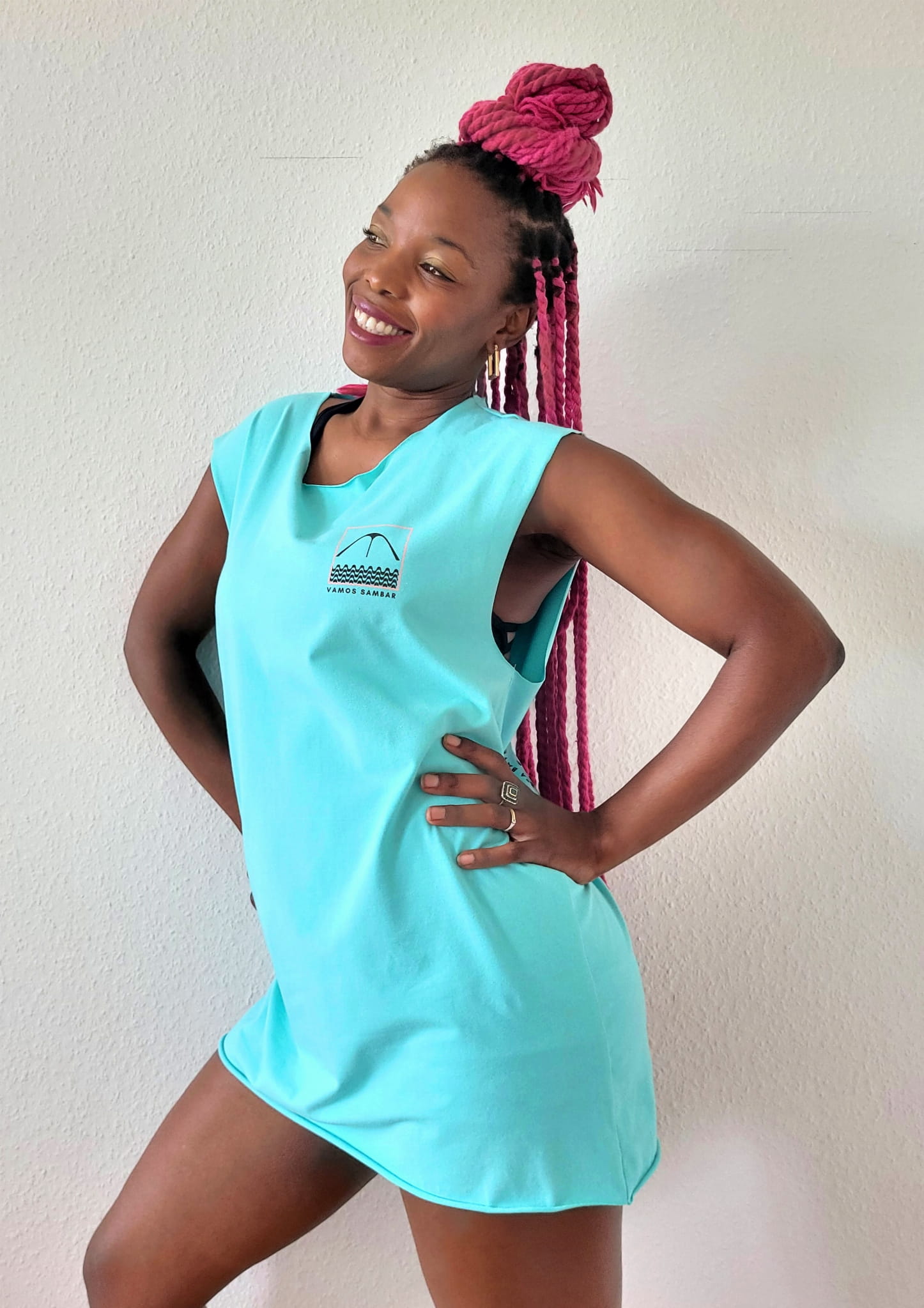 Sleeveless T-shirt SAPUCAI Mint
