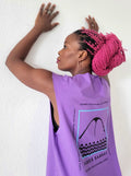Sleeveless T-shirt SAPUCAI Purple