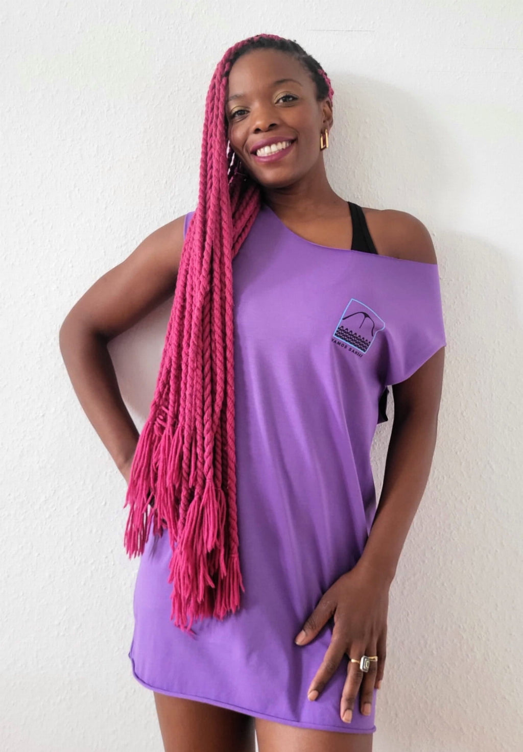 Sleeveless T-shirt SAPUCAI Purple