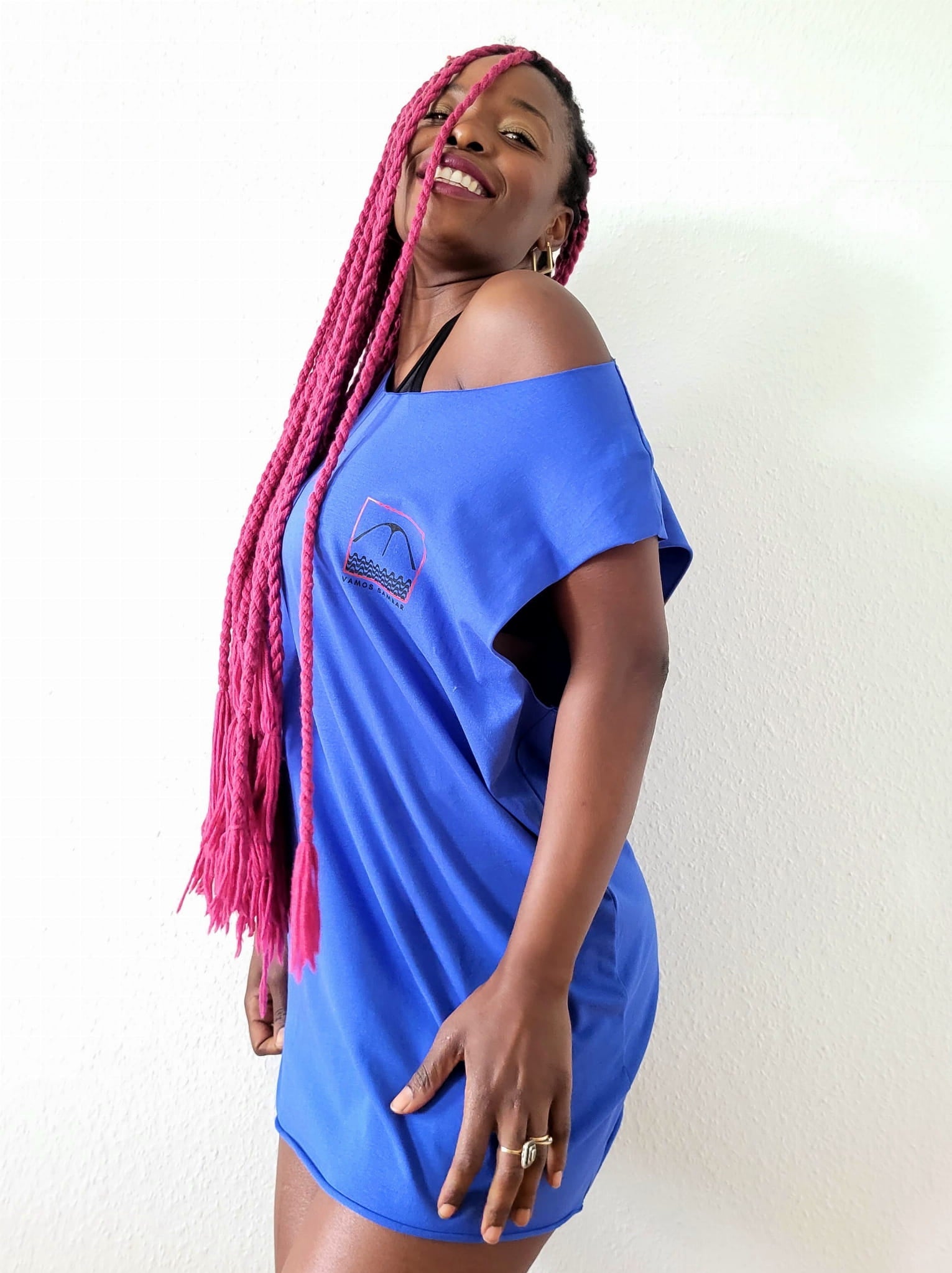 Sleeveless T-shirt SAPUCAI Blue