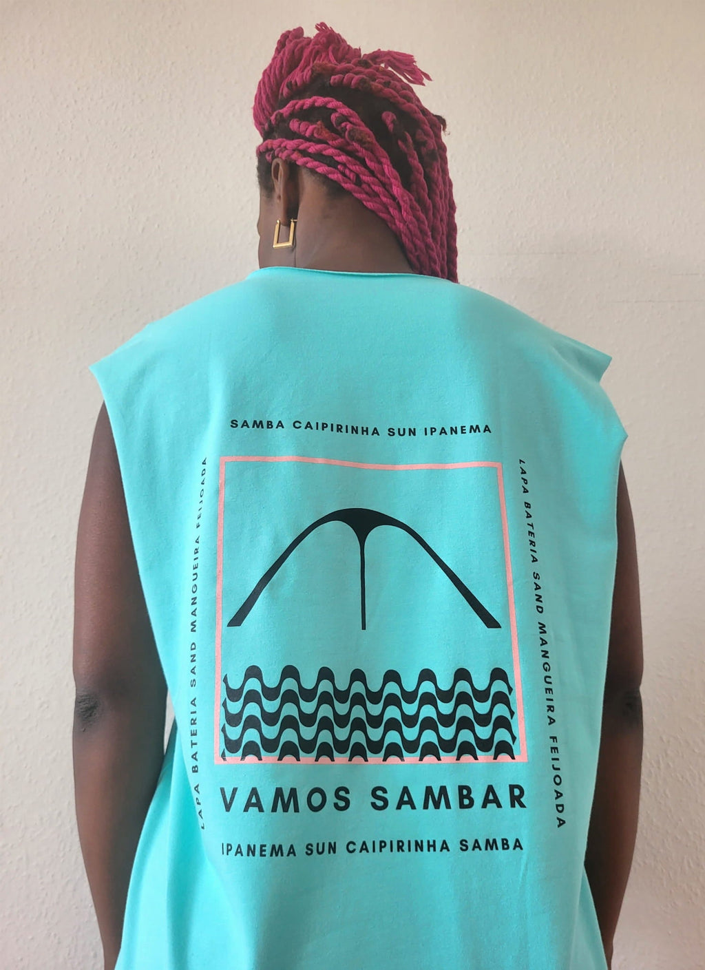 Sleeveless T-shirt SAPUCAI Mint