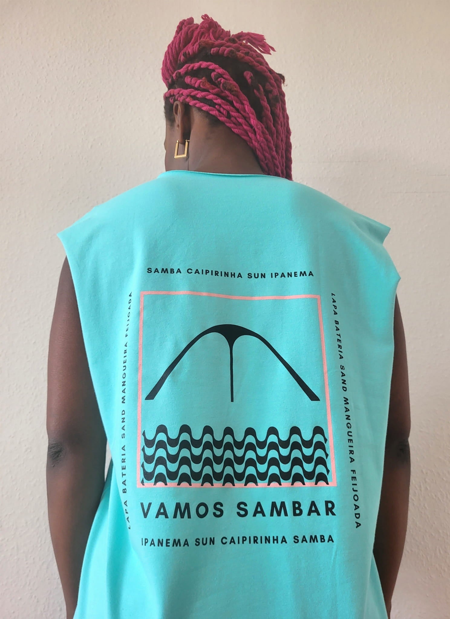 Sleeveless T-shirt SAPUCAI Mint