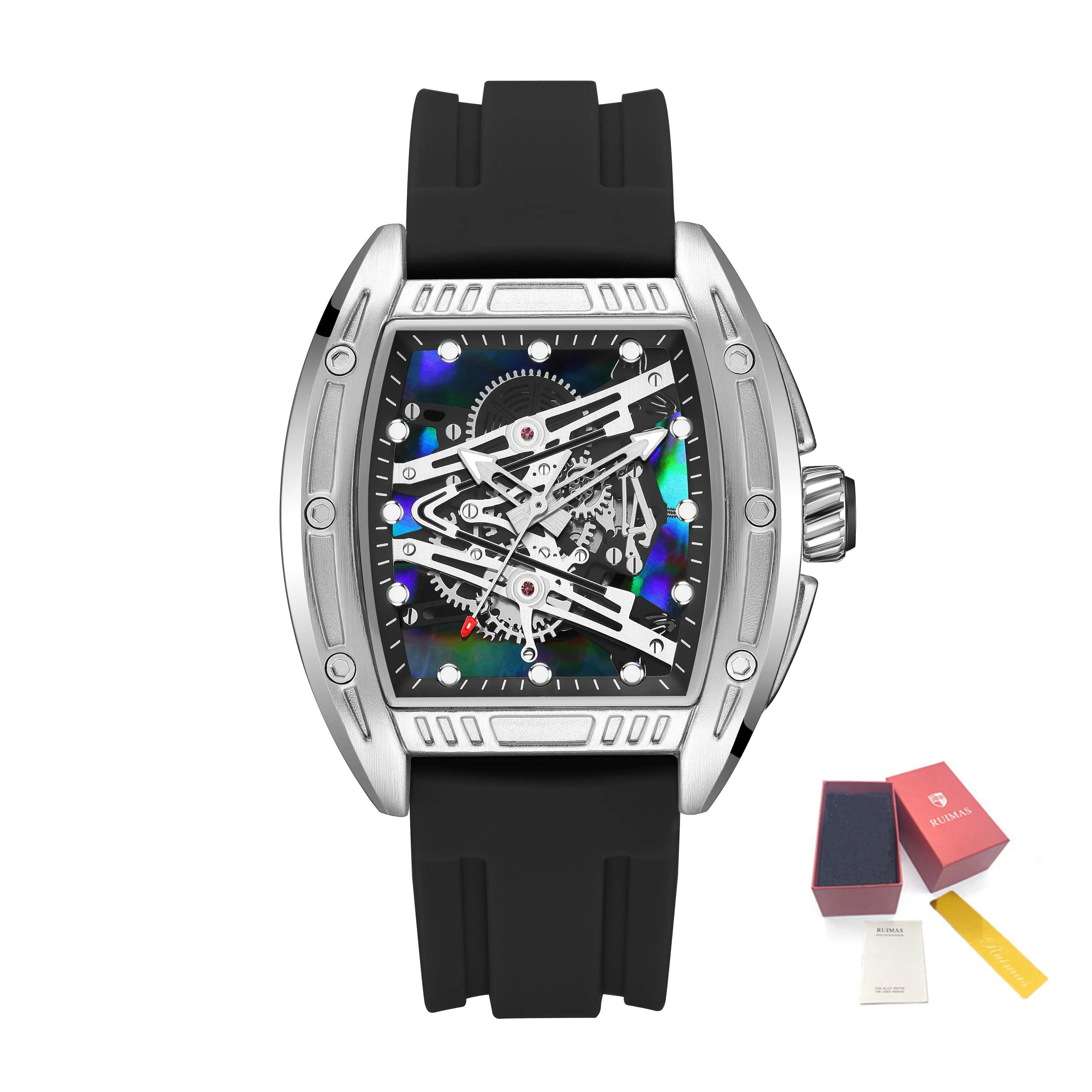 RUIMAS Fashion Military Quartz Watches Men Luxury Casual Sport Wrist Watches Waterproof Luminous Clock Large Dial Reloj Hombre 338