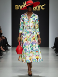Maxi Dress New Collection BYMANYC ® New York • "Flower Power" Multicolor