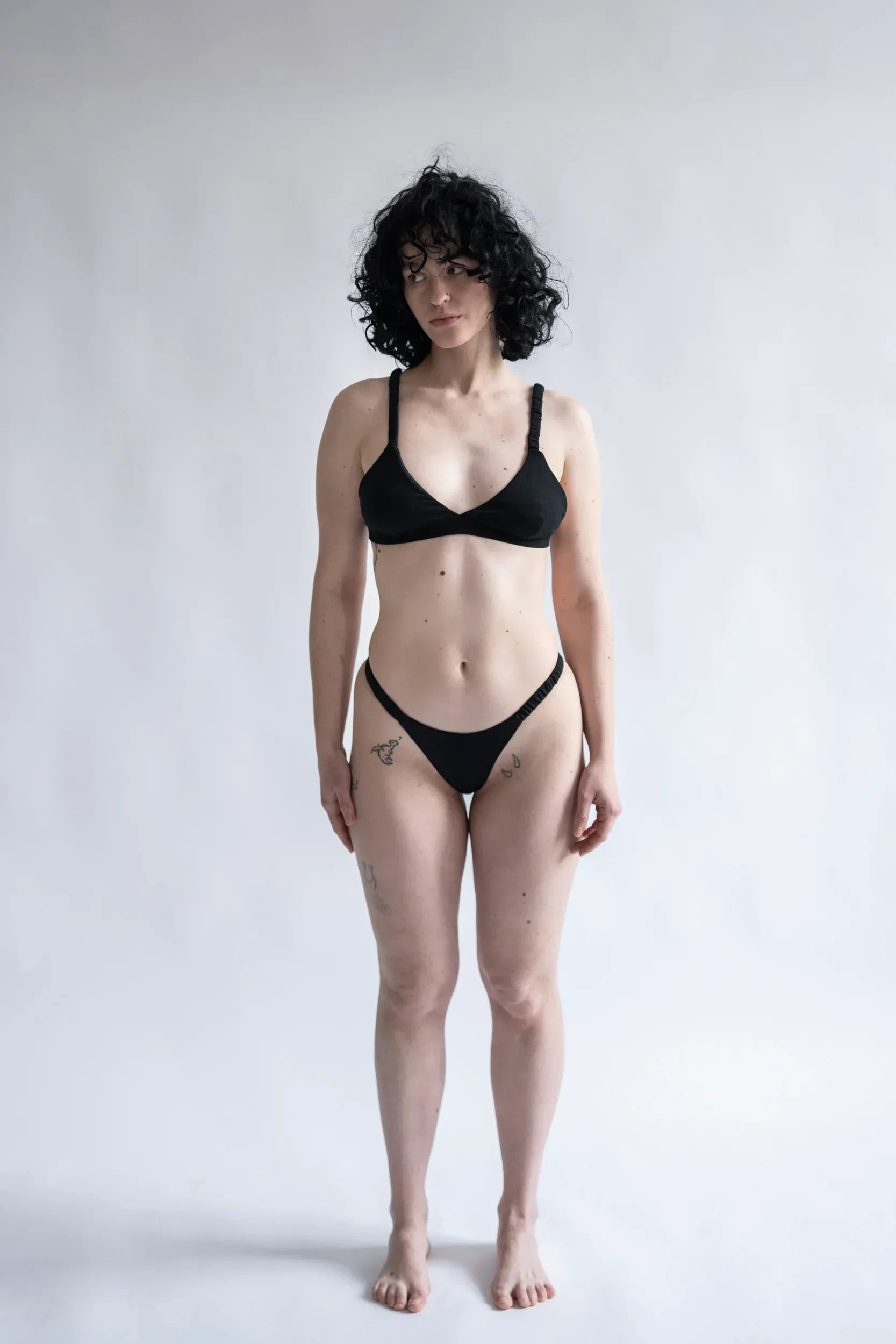 Merino Wool Sports Bra – Black