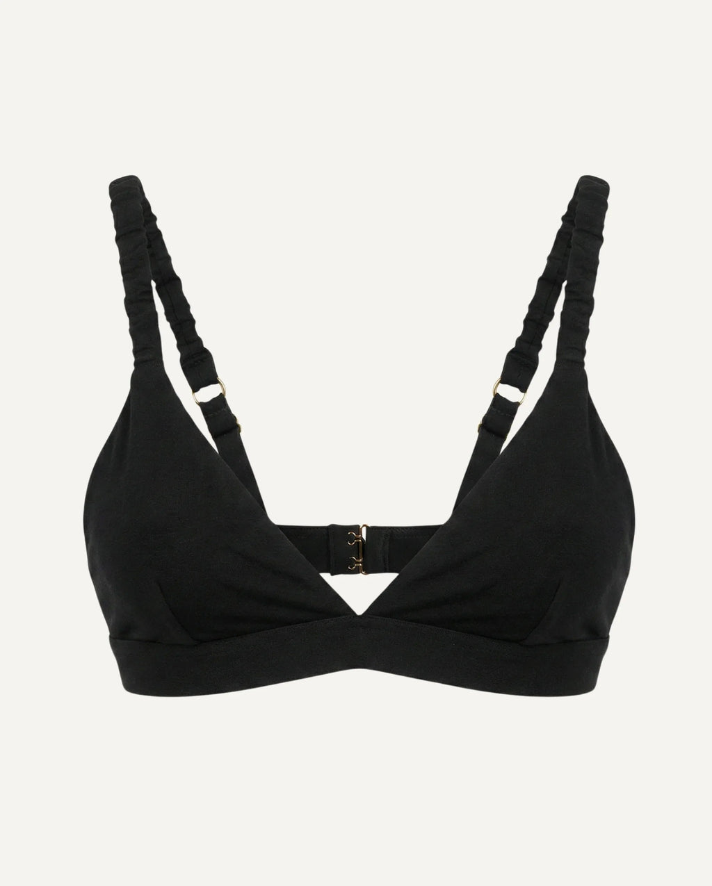 Merino Wool Sports Bra – Black