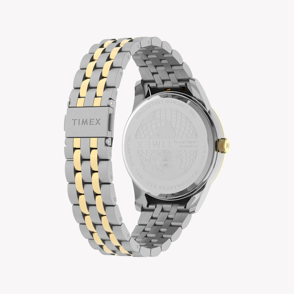 Chicago Multi 45mm Two-Tone Case Green Dial Bracelet TW2Y21400