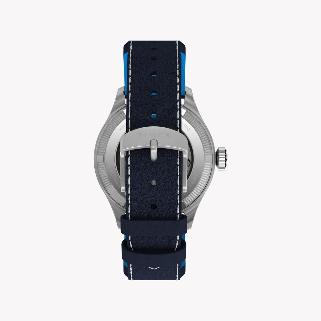 Waterbury ACE Pan Am S/E Automatic Blue Dial Blue Leather Strap Watch | TW2Y38800
