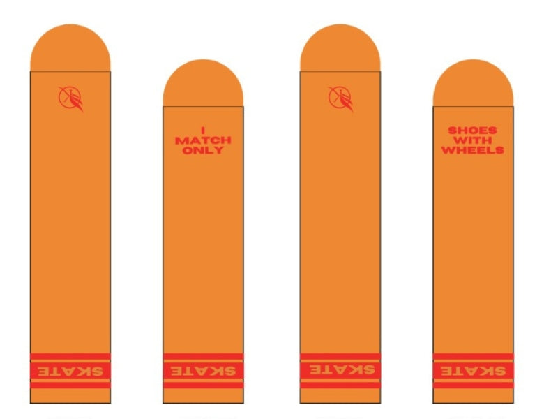 SKATE SOCKS Orange