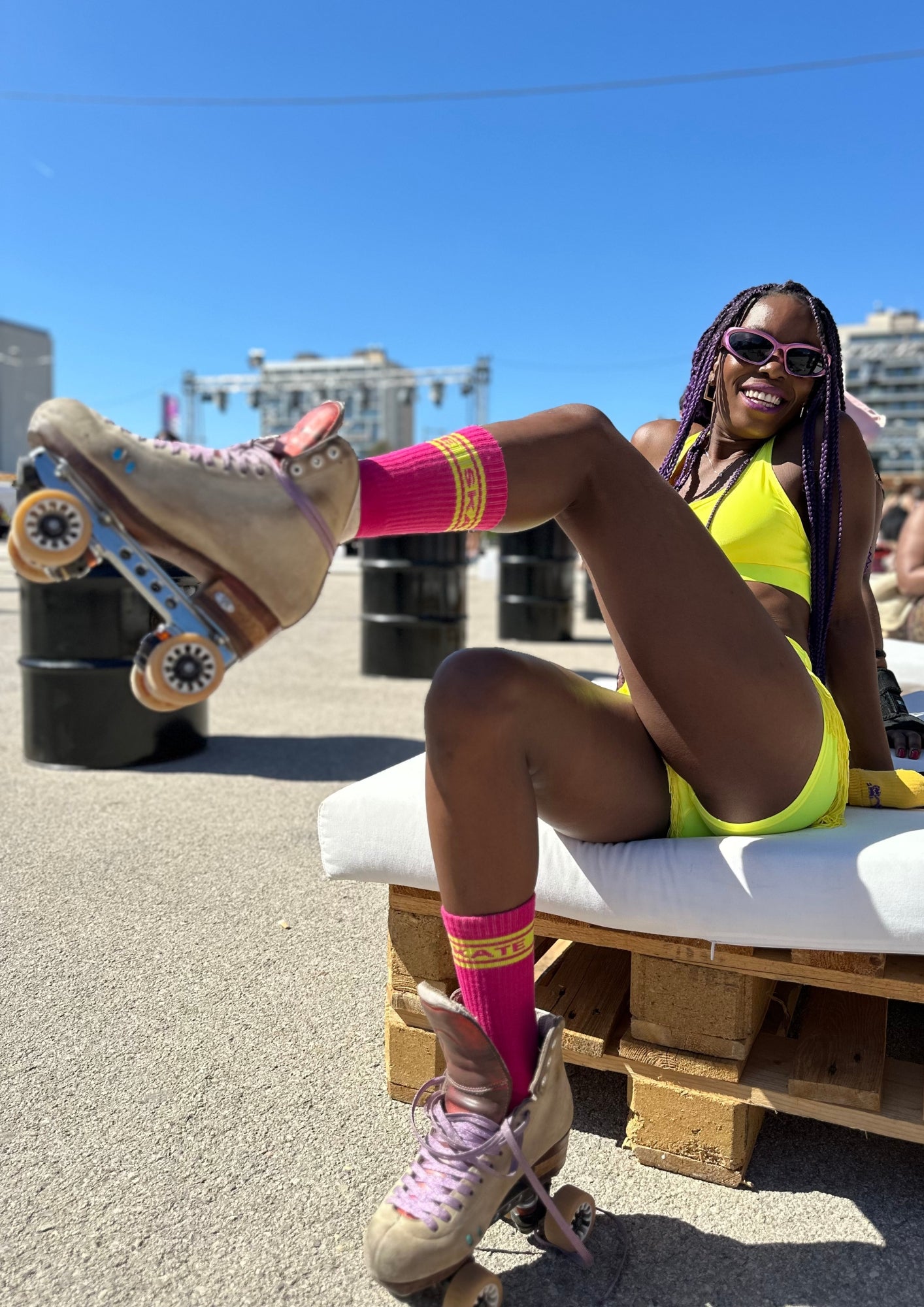SKATE SOCKS Pink