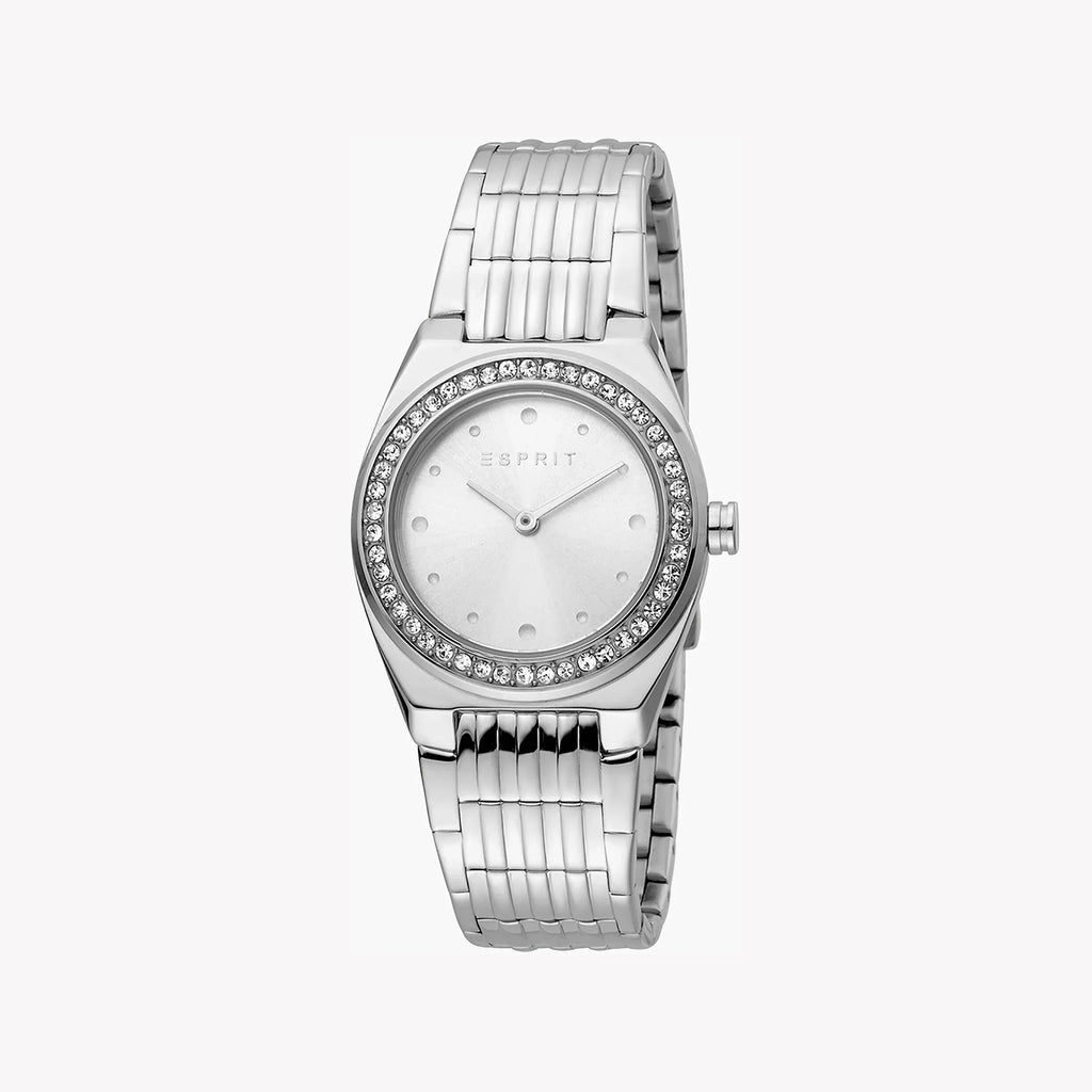 Esprit Women's Silver Stainless Steel Watch, Silver Dial | Es1l174m0015