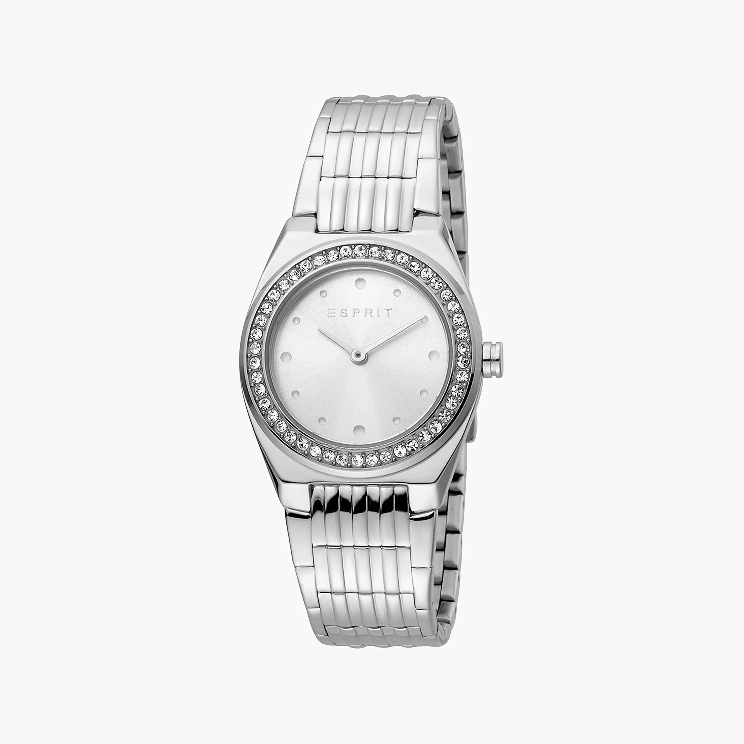 Esprit Women's Silver Stainless Steel Watch, Silver Dial | Es1l174m0015